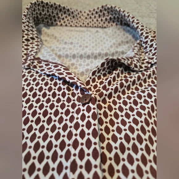 Abercrombie Geometric Collared Blouse - Picture 3 of 9